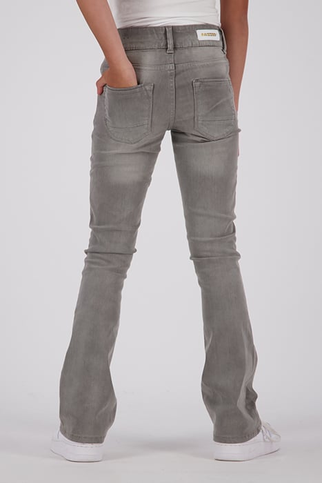GIRLS MELBOURNE JEANS LIGHT GREY STONE 2