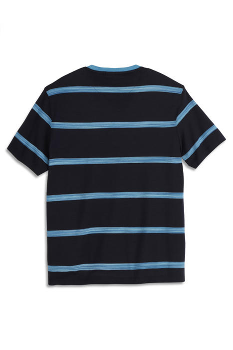 TEXTURED SPACEDYE STRIPE SS TEE NIGHT 2