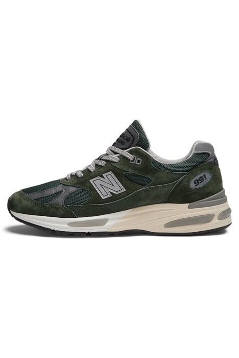 MADE IN UK UNISEX 991V2 KOMBU GREEN 6