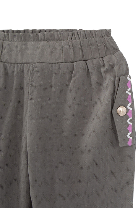 BABY GIRLS’ LENZING™ ECOVERO™ JACQUARD EMBROIDERY TROUSERS 4