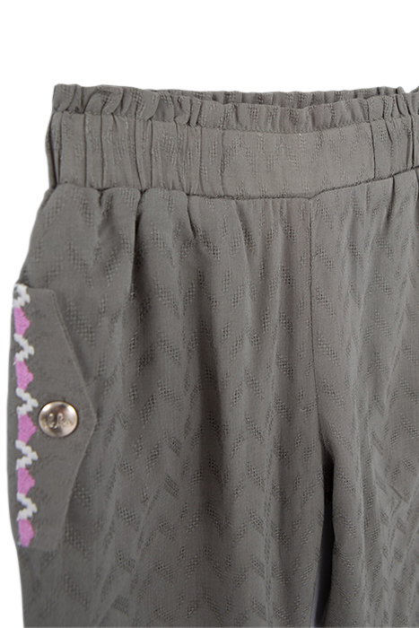 BABY GIRLS’ LENZING™ ECOVERO™ JACQUARD EMBROIDERY TROUSERS 3