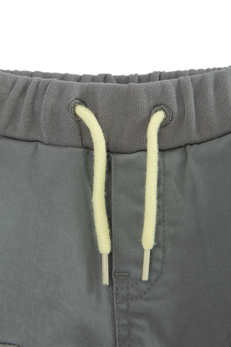 BABY BOYS’ KHAKI MIXED FABRIC CARGO TROUSERS 3
