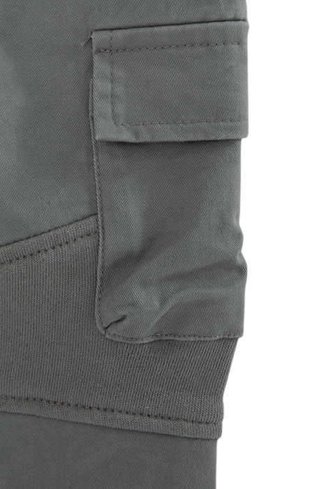 BABY BOYS’ KHAKI MIXED FABRIC CARGO TROUSERS 5