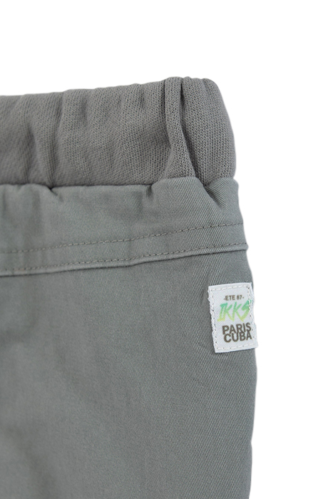 BABY BOYS’ KHAKI MIXED FABRIC CARGO TROUSERS 4