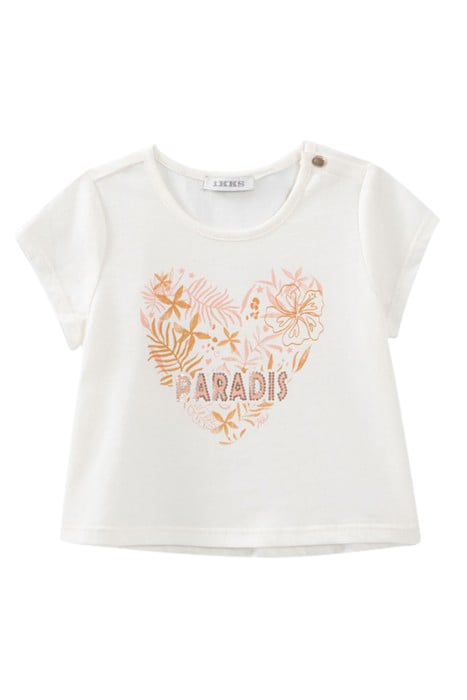 BABY GIRLS’ ECRU T-SHIRT AND CAMEL SHORTS OUTFIT 4