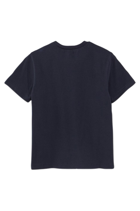 BOYS' NAVY ORGANIC COTTON T-SHIRT WITH SKULL IMAGE 2