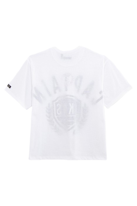 BOYS' WHITE IMAGE T-SHIRT WITH CREST PRINT INSIDE 2