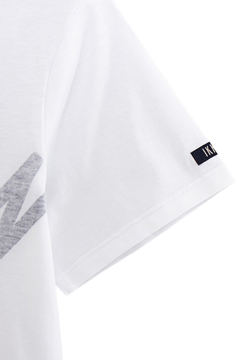 BOYS' WHITE IMAGE T-SHIRT WITH CREST PRINT INSIDE 4