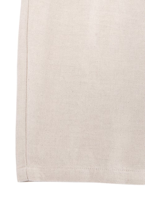 BOYS' BEIGE COTTON LINEN BERMUDA SHORTS 6