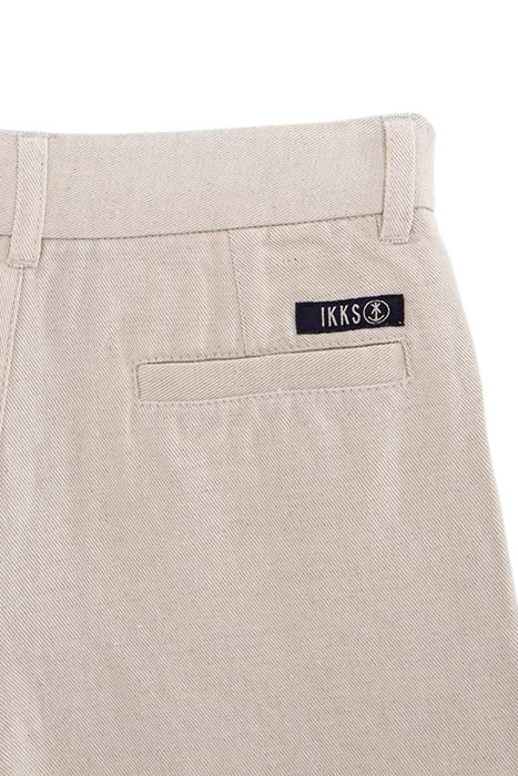 BOYS' BEIGE COTTON LINEN BERMUDA SHORTS 4