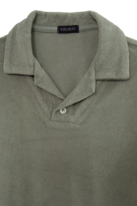 BOYS’ KHAKI TERRY POLO SHIRT 3