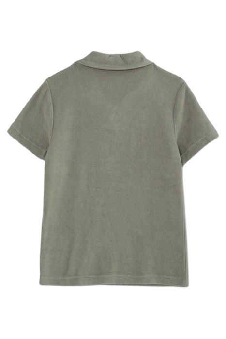 BOYS’ KHAKI TERRY POLO SHIRT 2