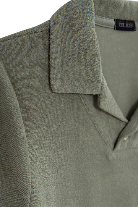 BOYS’ KHAKI TERRY POLO SHIRT 4