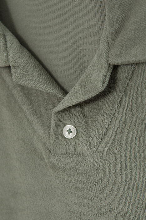 BOYS’ KHAKI TERRY POLO SHIRT 5