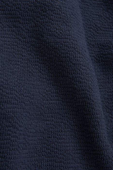 GIRLS' NAVY ORGANIC COTTON KNIT TROUSERS WITH BELT TO TIE 6