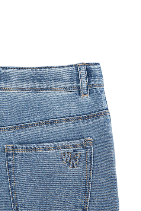 GIRLS’ BLUE FLARED CROPPED JEANS 5