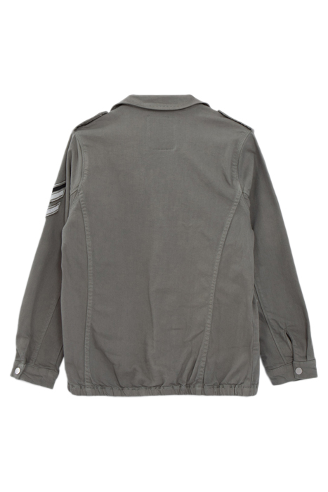 GIRLS’ KHAKI SAFARI JACKET WITH XL PALM TREE BADGE 2