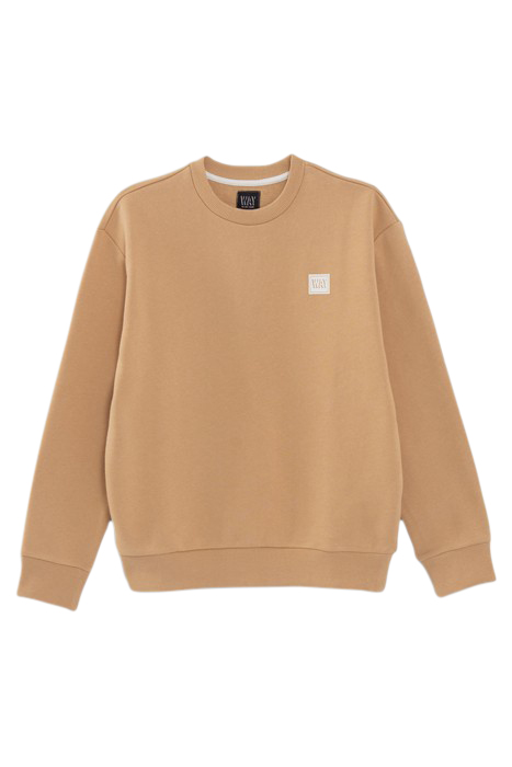 BOYS’ BEIGE SWEATSHIRT WITH EMBOSSED SLOGAN ON BACK 2