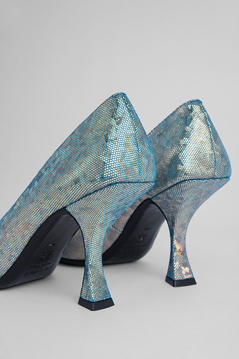 VIVA DISCO BLUE HOLOGRAM LEATHER BLUE 6