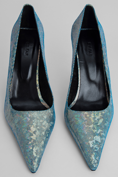 VIVA DISCO BLUE HOLOGRAM LEATHER BLUE 3