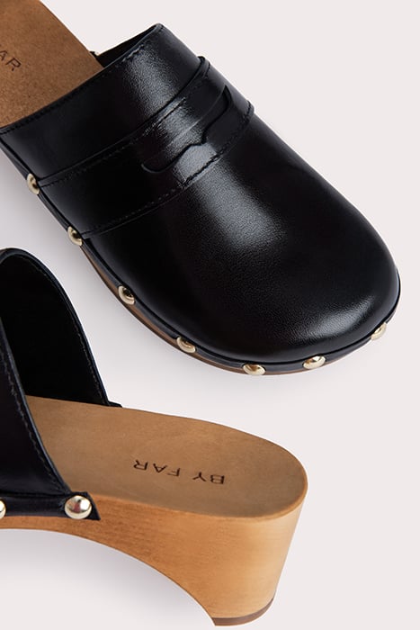 HANS BLACK GLOSS LEATHER BLACK 5