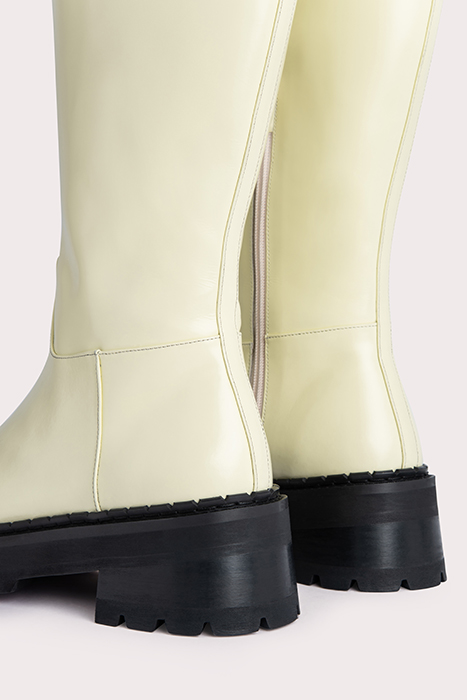 RUSSEL IVORY SOFT SEMI PATENT LEATHER IVORY 4