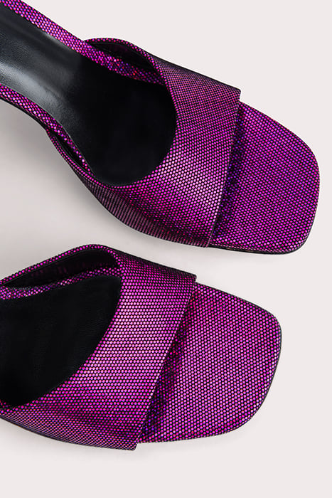 MICHELE FUCHSIA DISCO DOT LEATHER FUCHSIA 3