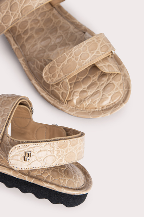 GIDEON KRAFT CIRCULAR CROCO EMBOSSED LEATHER KRAFT 4