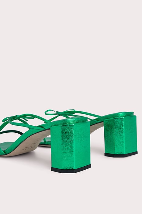 JUNE CLOVER GREEN METALLIC LEATHER CLOVER GREEN 5