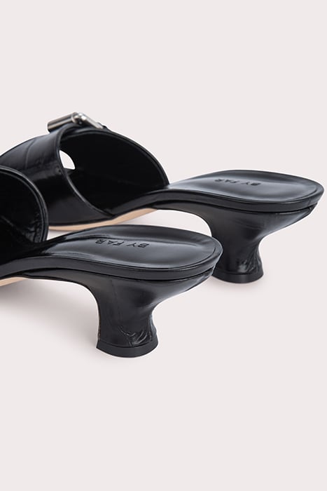 ELTON BLACK MAXI CROCO EMBOSSED LEATHER BLACK 5