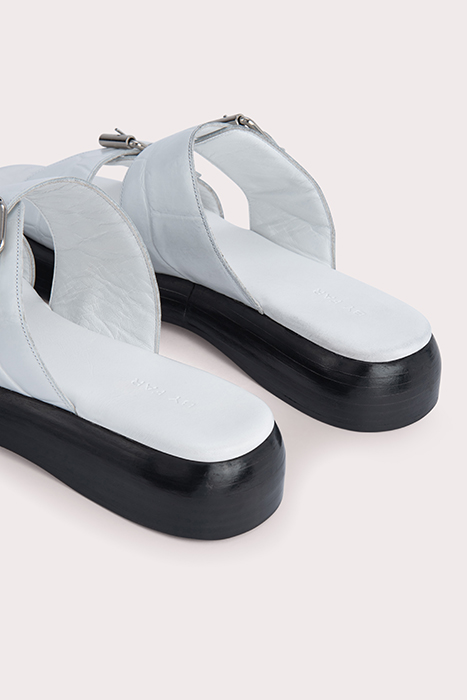 WYATT WHITE MAXI CROCO AND NAPPA LEATHER WHITE 5