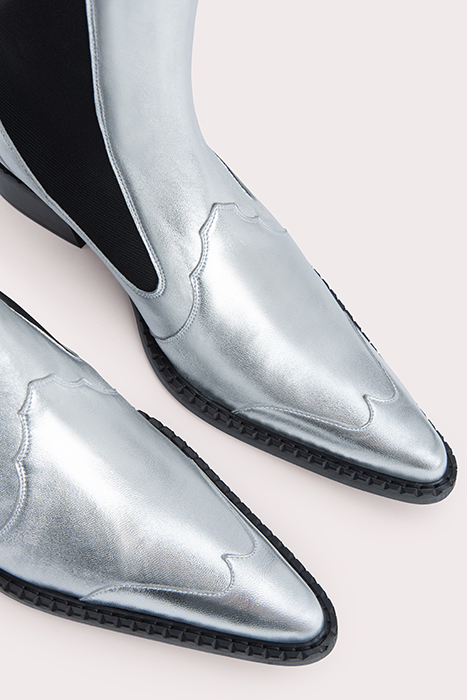 OTIS SILVER METALLIC LEATHER SILVER 4