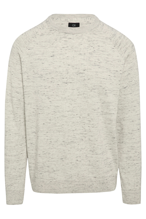 S.OLIVER-QS PULLOVER GREY/BLACK 4