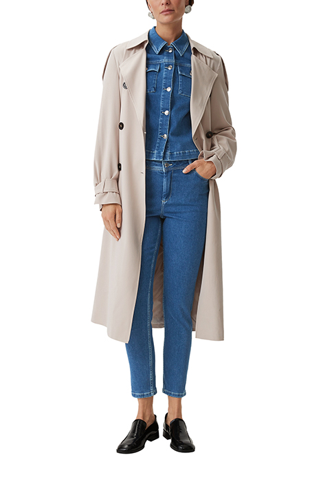 COMMA JACKETS INDOOR BLUE-DENIM 4