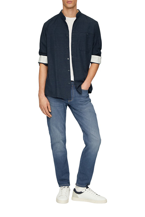 S.OLIVER SHIRTS BLUE-MARINE 2
