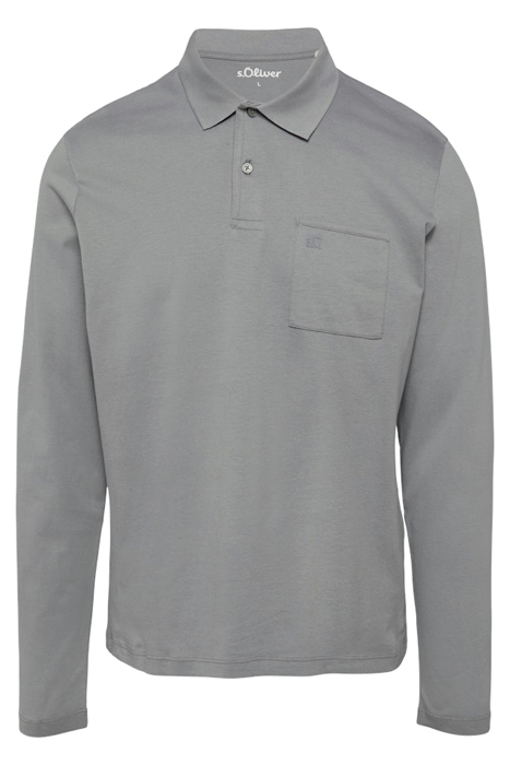 S.OLIVER POLOSHIRTS GREY/BLACK 4