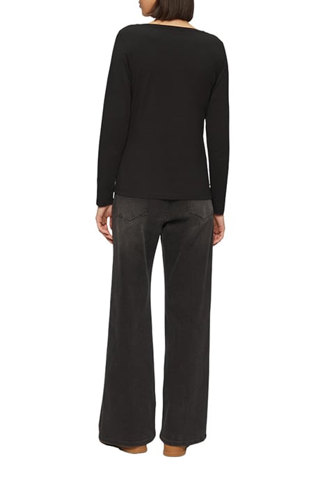 S.OLIVER T-SHIRTS GREY/BLACK 2