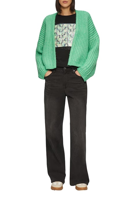 S.OLIVER T-SHIRTS GREY/BLACK 4