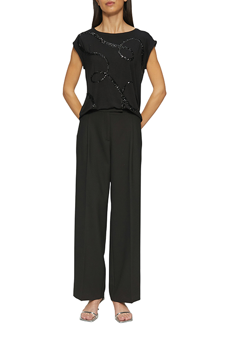 S.OLIVER T-SHIRTS GREY/BLACK 8