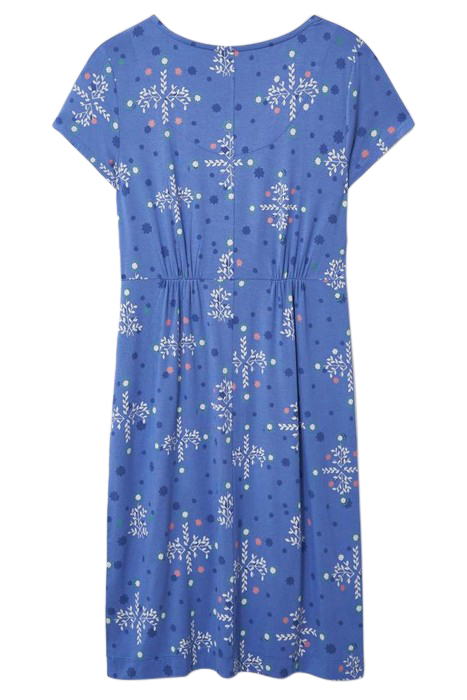 TALLIE ECO VERO JERSEY DRESS BLUE MULTI 3