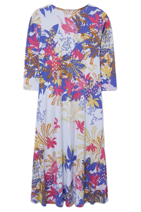 TEA MIDI JERSEY DRESS BLUE MULTI 3
