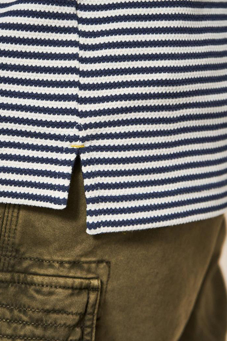 REVERE STRIPE POLO DARK NAVY 4