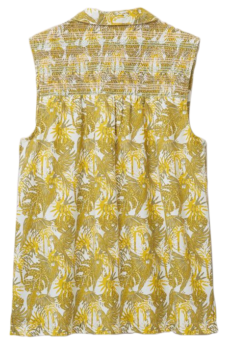 GIANNA COTTON SHIRT GREEN MULTI 3