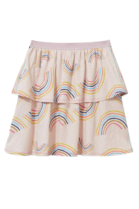 INDIA PRINTED TIERED SKIRT LIGHT PINK 3