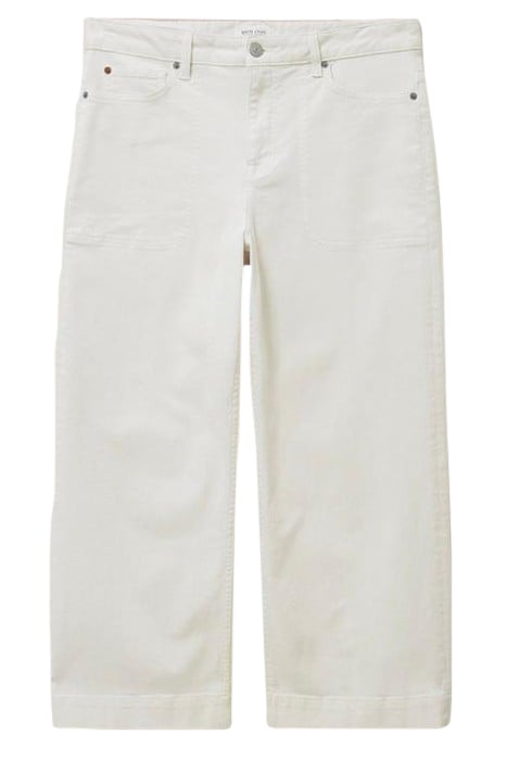 TIA WIDE LEG CROPPED JEAN LIGHT NATURAL 2