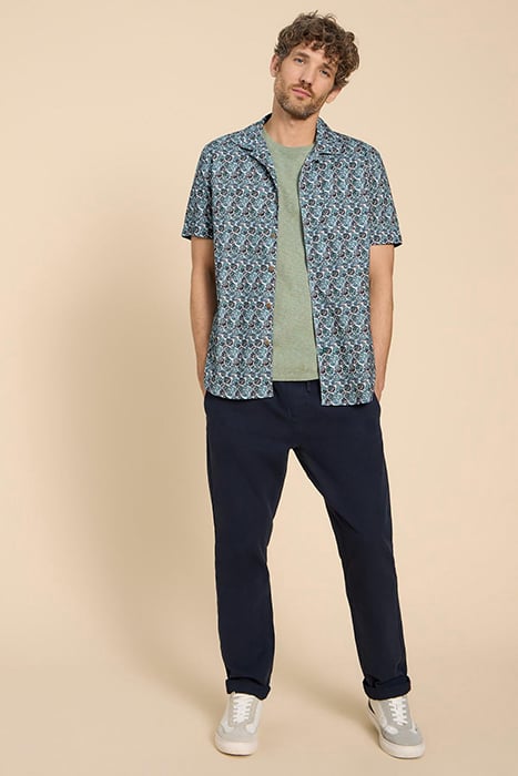 SHELL PRINTED SHIRT WHITE PRINT 2