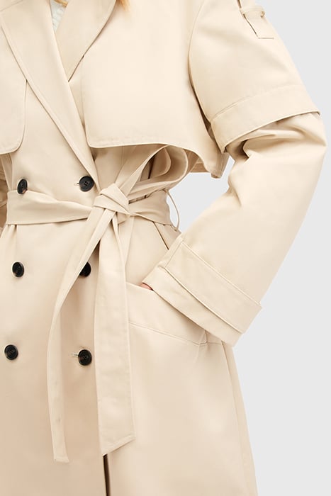 CLYDE TRENCH ECRU WHITE 10