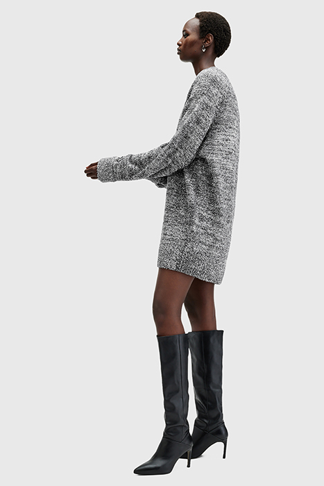 DAZZLE JUMPER DRESS GUNMETAL GREY 5