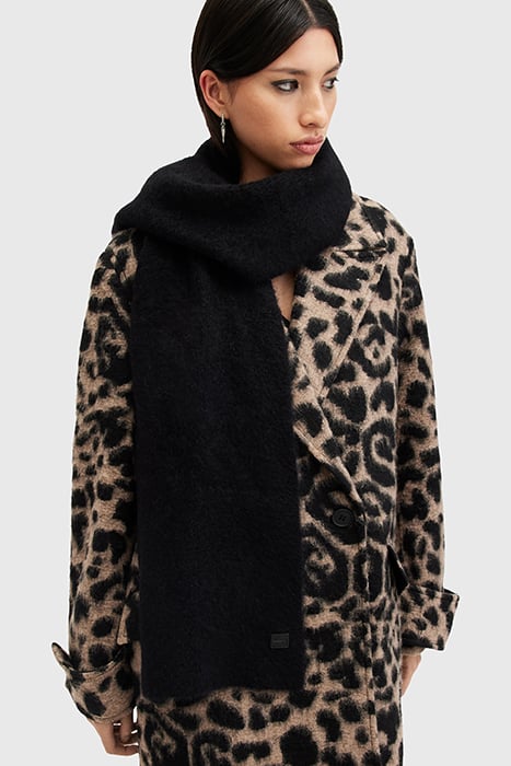 STEPH BRUSH SCARF BLACK 2
