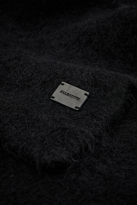 STEPH BRUSH SCARF BLACK 4